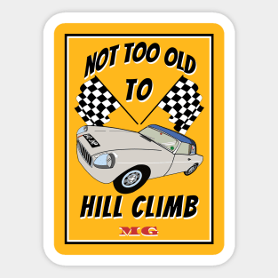 Hill climb MG Sticker